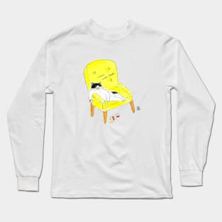 Drunk Cat Long Sleeve T-Shirt